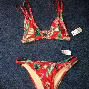 NWT Floral Bikini Set